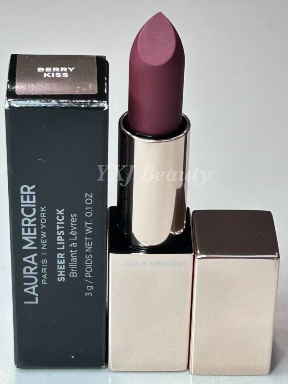 New Laura Mercier Sheer Lipstick~Berry Kiss~Full size 3g/0.12 oz~Discontinued